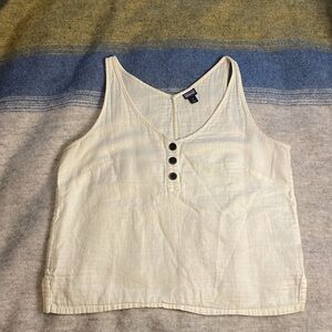 Patagonia Linen Button Tank Small